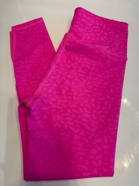 Bright Pink High-Waist Leggings